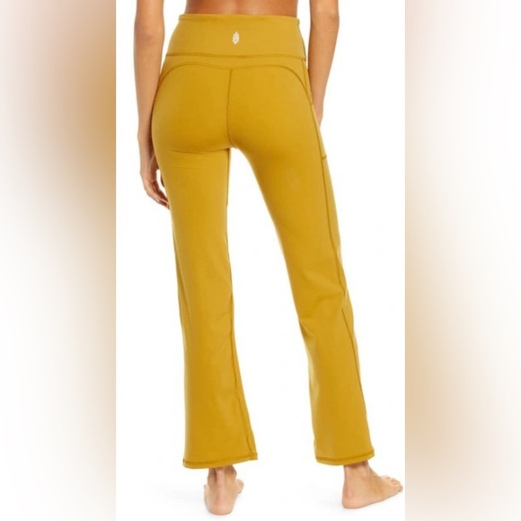 NEW FREE PEOPLE- Athletic Straight Leg Pants with Side Pocket - Picture 7 of 10